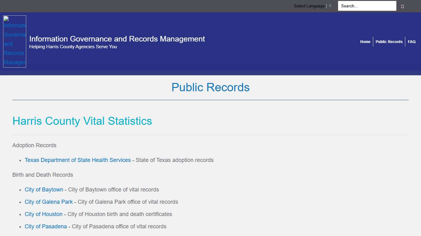 Public Records